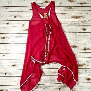 Francesca’s Fuchsia Pink Swim Coverup